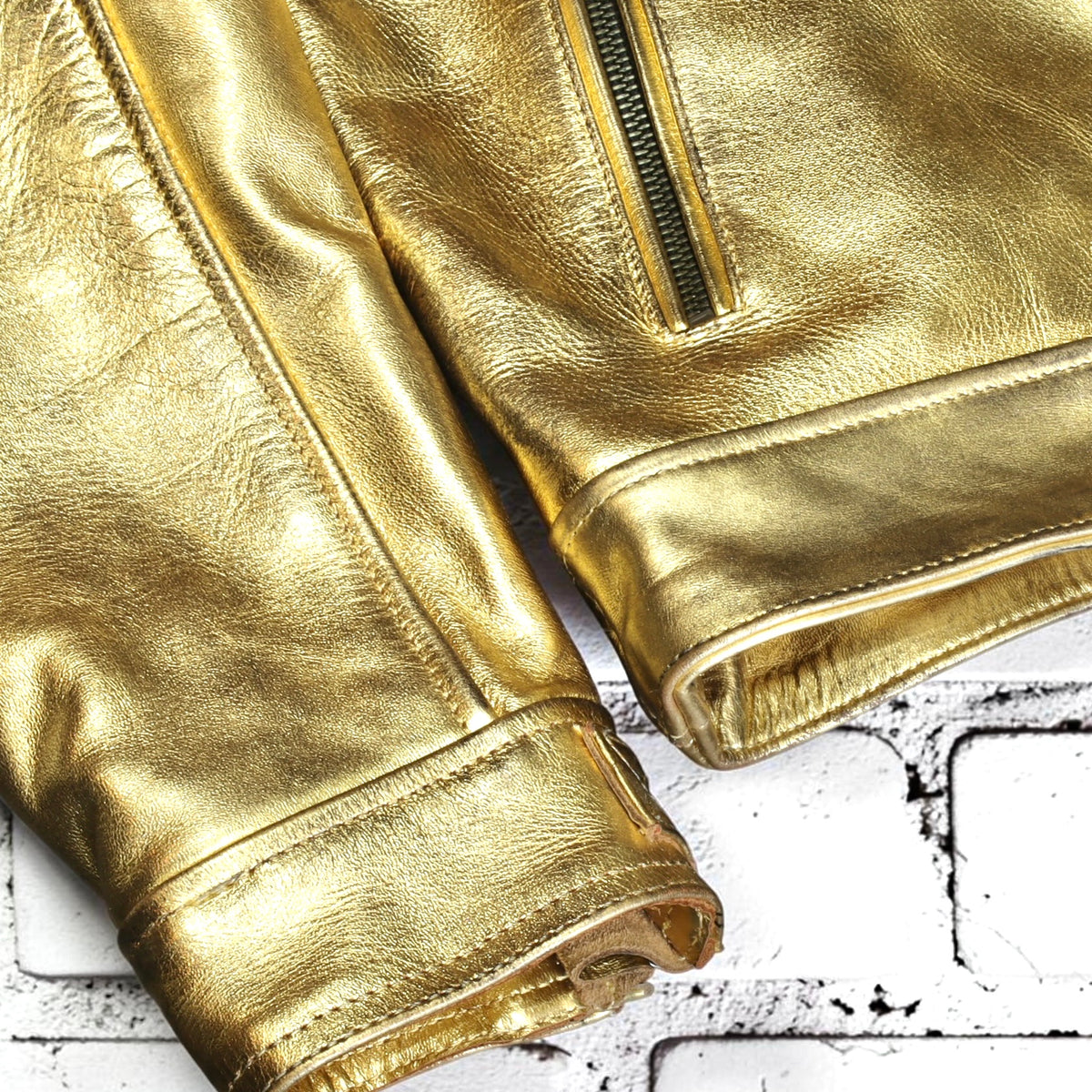 HOLYFREEDOM ホーリーフリーダム レザージャケット ”ZERO LINGOTTO JACKET”　【ゴールド】