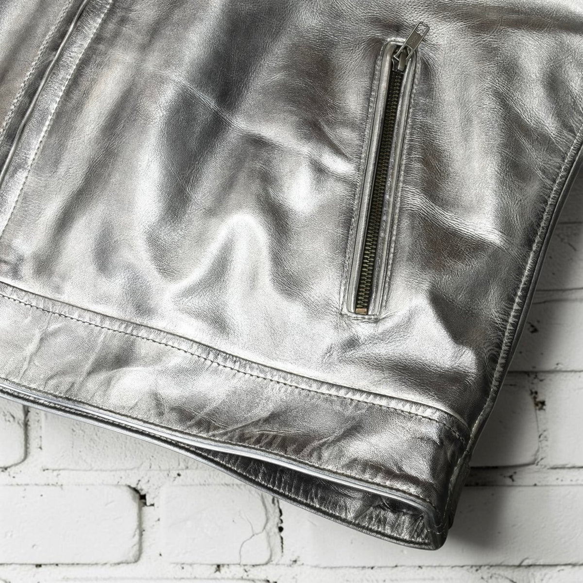 HOLYFREEDOM ホーリーフリーダム レザージャケット シルバー ”ZERO TOTEM JACKET” 【シルバー】