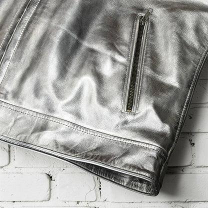 HOLYFREEDOM ホーリーフリーダム レザージャケット シルバー ”ZERO TOTEM JACKET” 【シルバー】