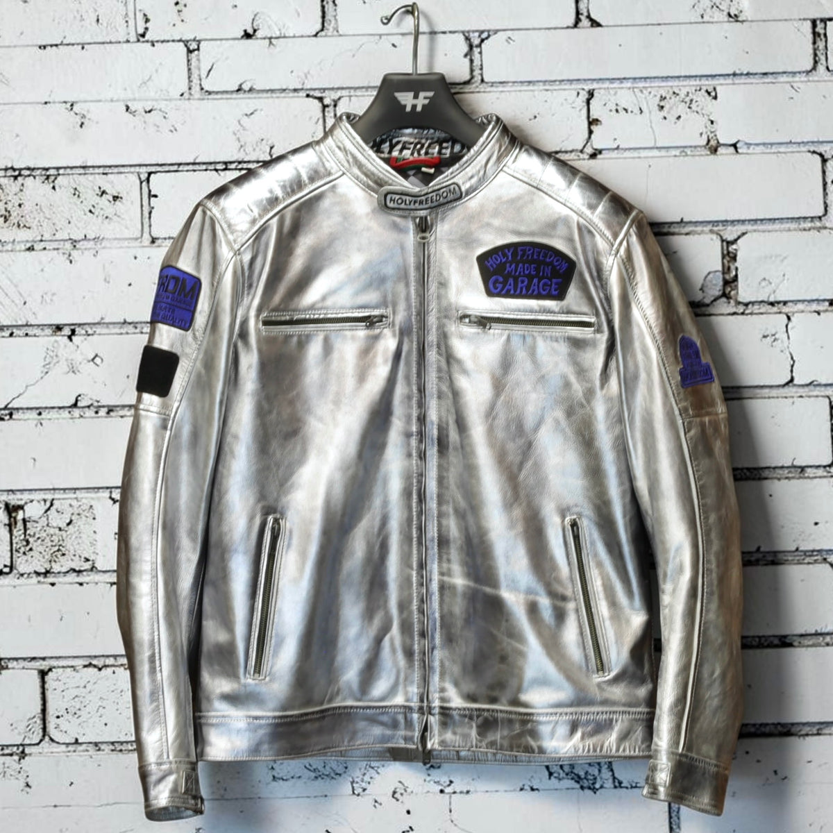 HOLYFREEDOM ホーリーフリーダム レザージャケット シルバー ”ZERO TOTEM JACKET” 【シルバー】