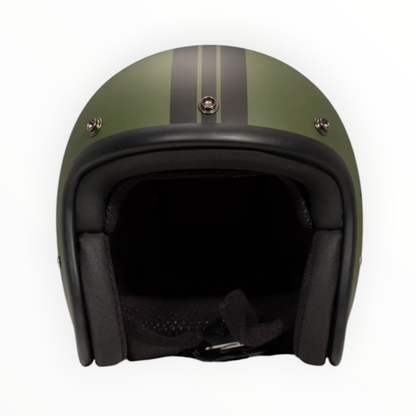 DMD ジェットヘルメット【RETROシリーズ】　”STAR GREEN”  装飾品