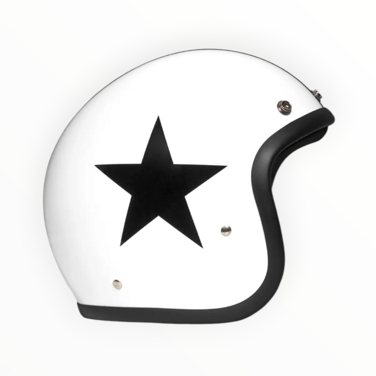 DMD ジェットヘルメット【RETROシリーズ】　”STAR WHITE”  装飾品