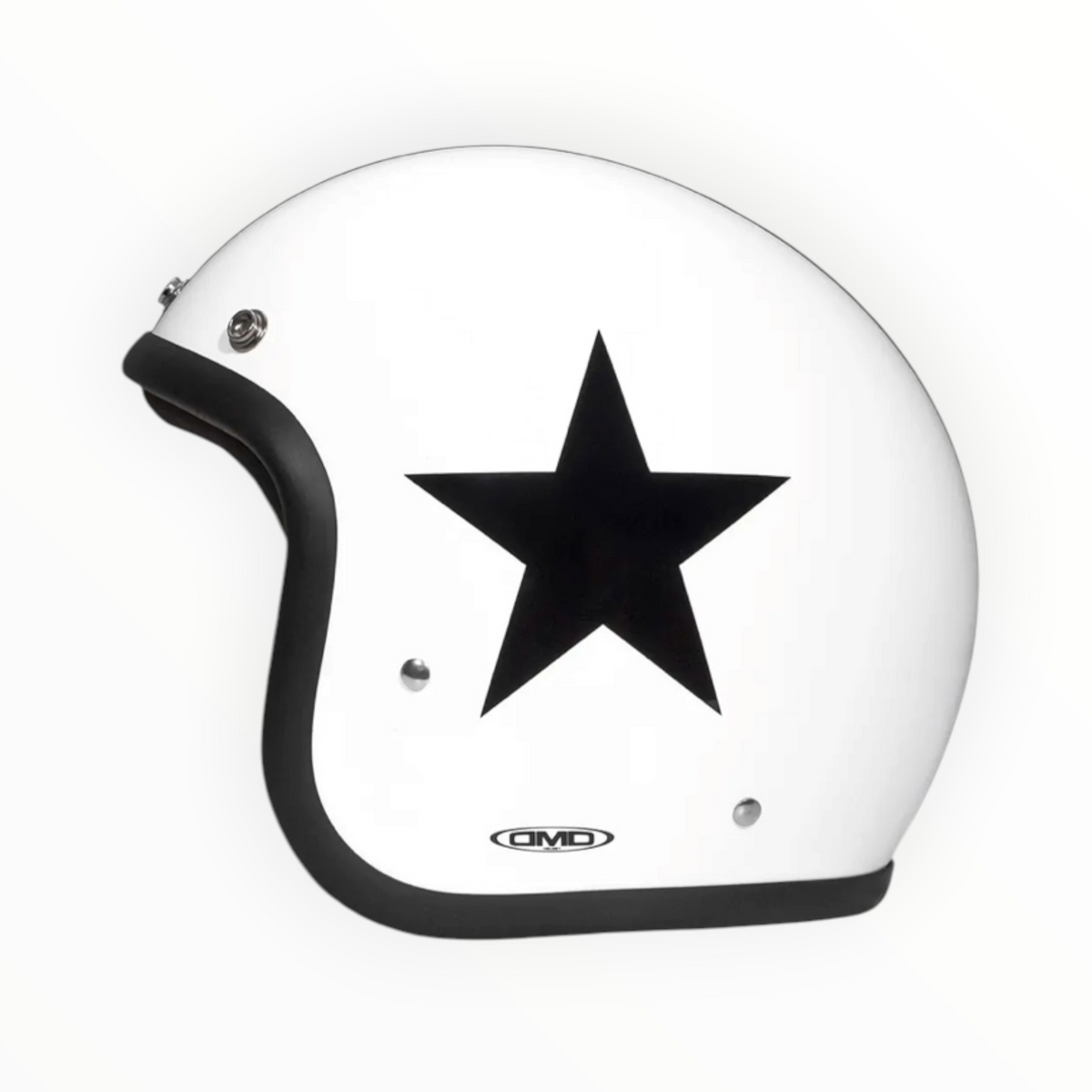 DMD ジェットヘルメット【RETROシリーズ】　”STAR WHITE”  装飾品