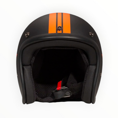DMD ジェットヘルメット【RETROシリーズ】　”STAR ORANGE”  装飾品