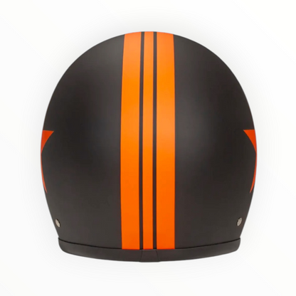 DMD ジェットヘルメット【RETROシリーズ】　”STAR ORANGE”  装飾品