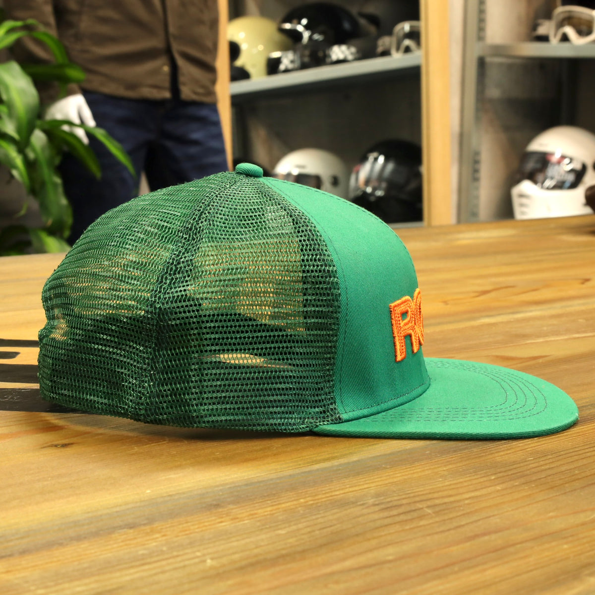 Roeg ローグ フラットパネルキャップ "Texas flatpanel cap green"