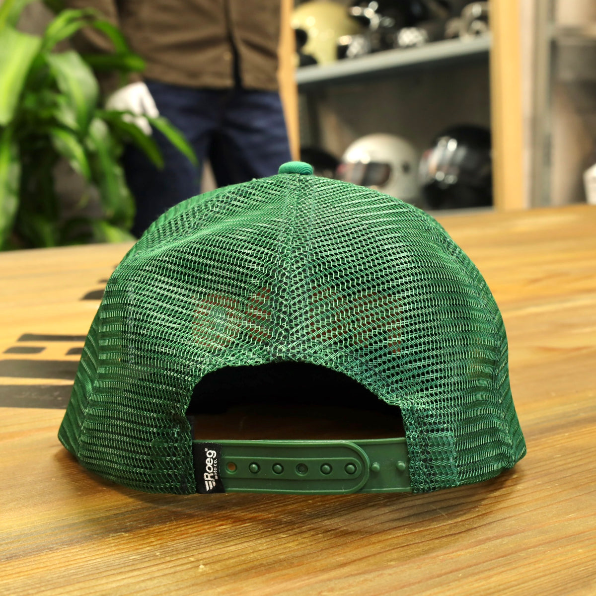 Roeg ローグ フラットパネルキャップ "Texas flatpanel cap green"