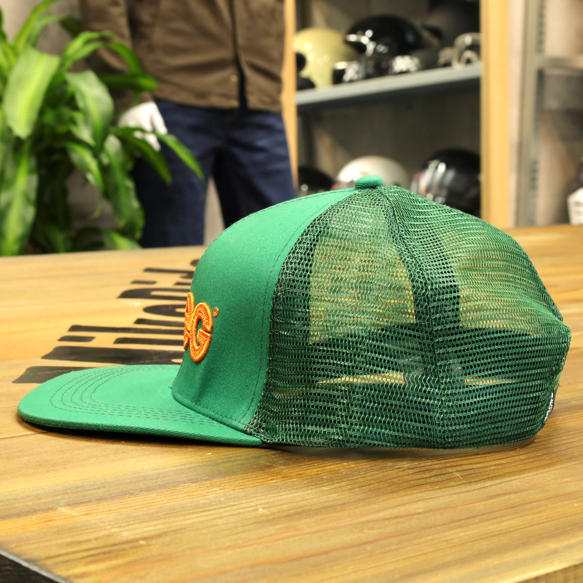 Roeg ローグ フラットパネルキャップ "Texas flatpanel cap green"