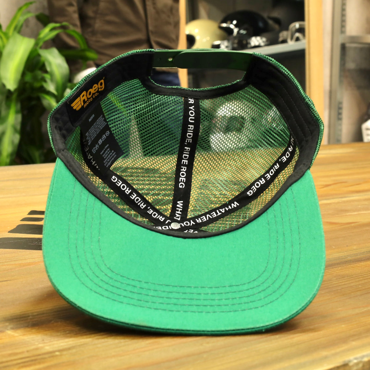 Roeg ローグ フラットパネルキャップ "Texas flatpanel cap green"