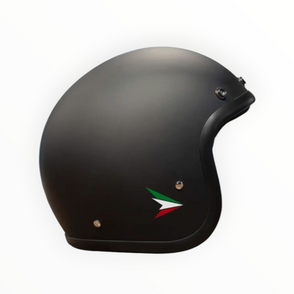 DMD ジェットヘルメット【RETROシリーズ】　”ITA BLACK”  装飾品