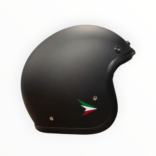 DMD ジェットヘルメット【RETROシリーズ】　”ITA BLACK”  装飾品