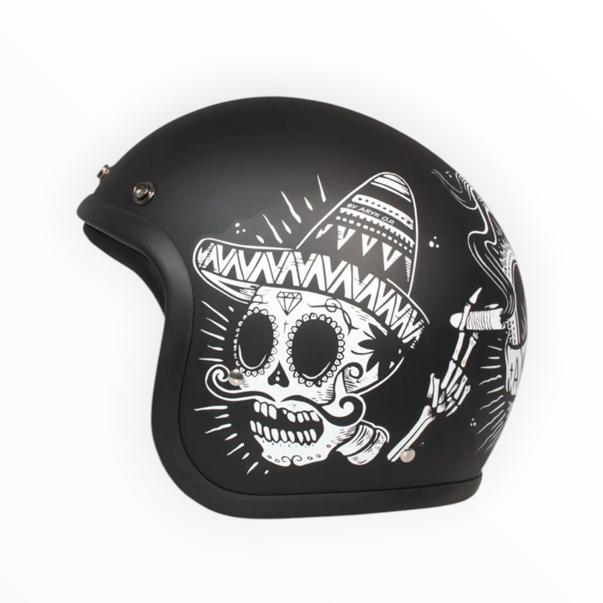 DMD ジェットヘルメット【RETROシリーズ】　”SIN FIN”  装飾品