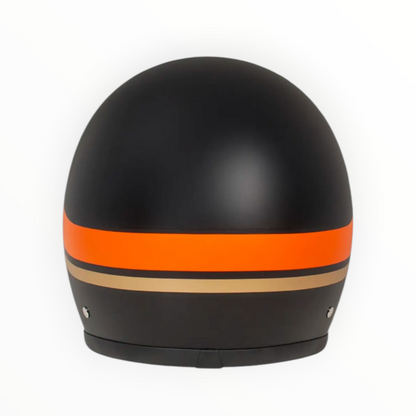 DMD ジェットヘルメット【RETROシリーズ】　”SUNSET MATT BLACK”  装飾品