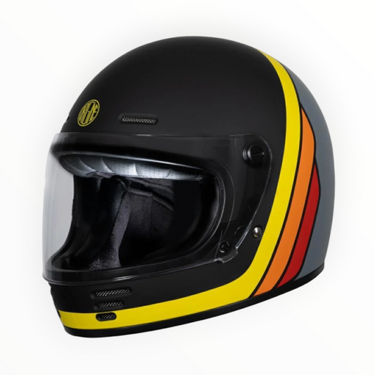 ORIGINE オリジネ 【OMEGA】フルフェイスヘルメット"SUMMIT YELLOW BLACK-MATT" 装飾品