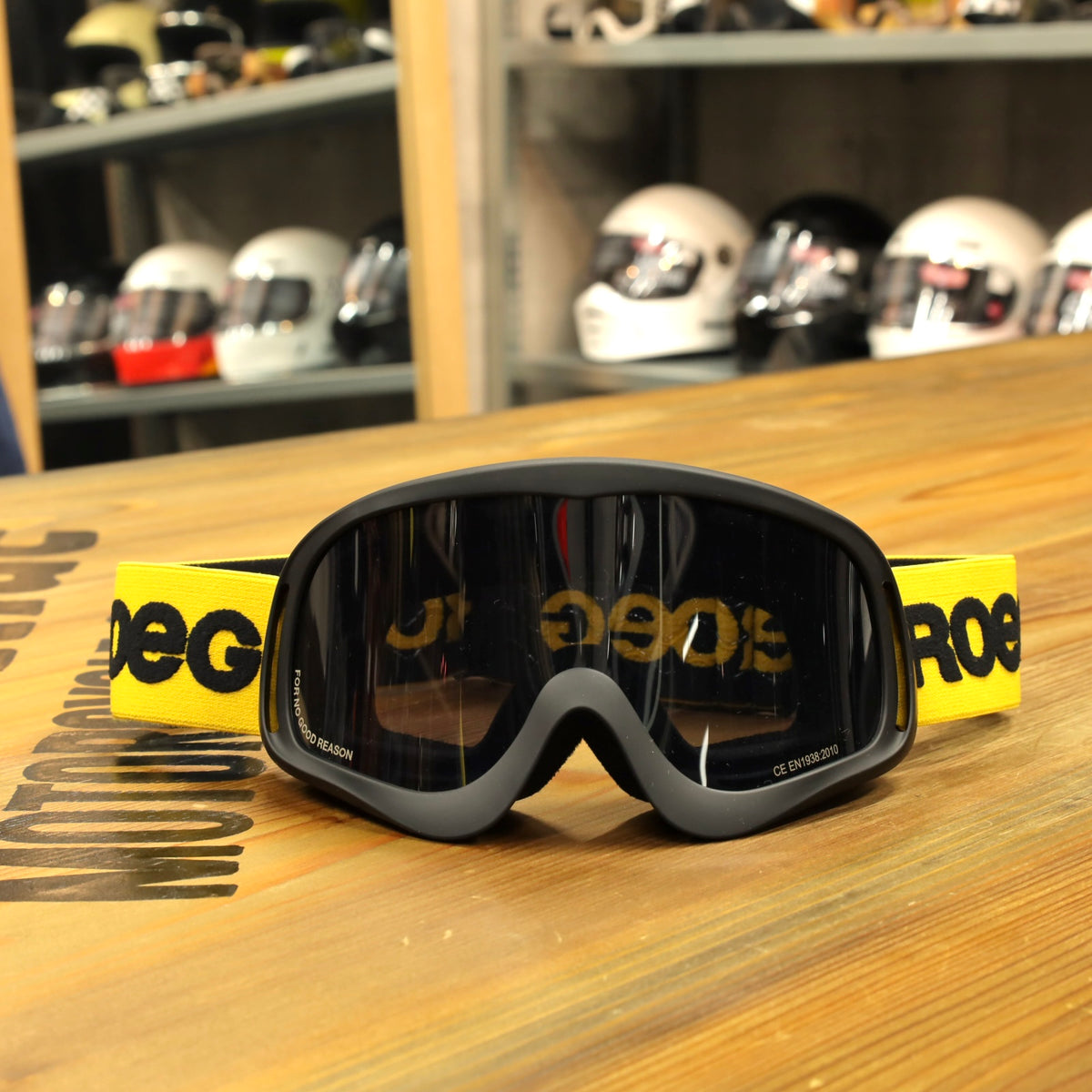 Roeg ローグ ゴーグル "Peruna Yellow Bold goggle black/yellow"