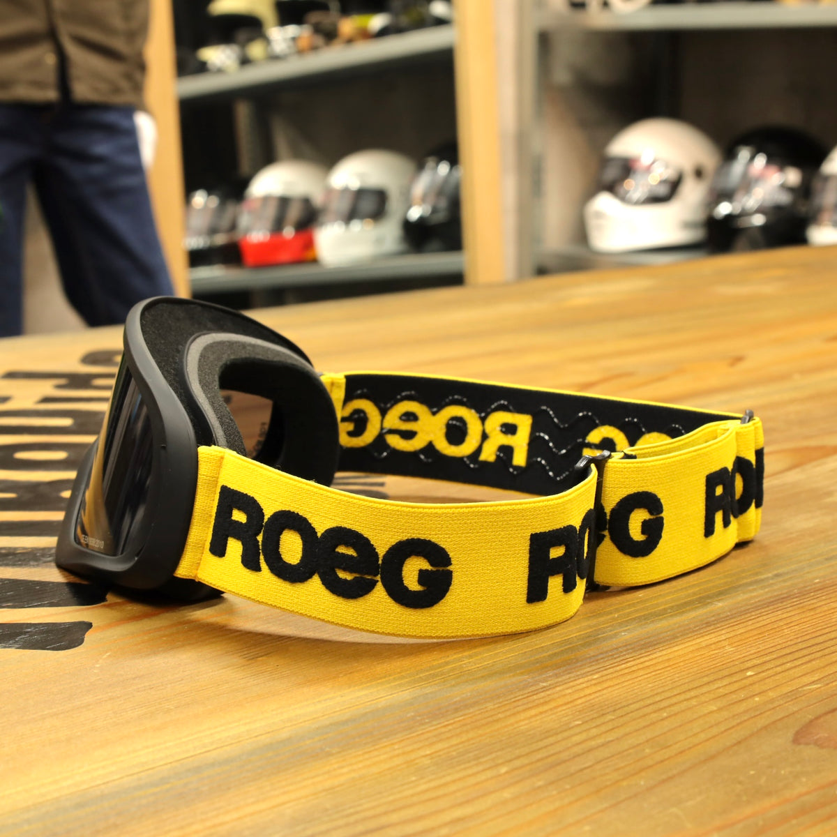 Roeg ローグ ゴーグル "Peruna Yellow Bold goggle black/yellow"