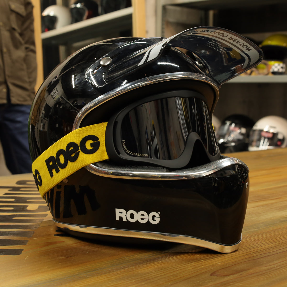 Roeg ローグ ゴーグル "Peruna Yellow Bold goggle black/yellow"