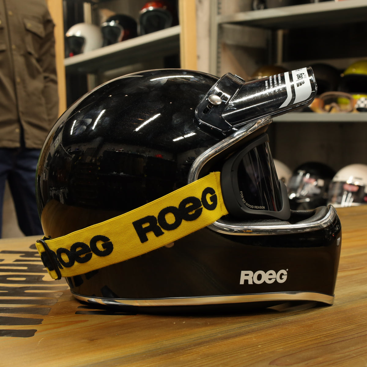 Roeg ローグ ゴーグル "Peruna Yellow Bold goggle black/yellow"