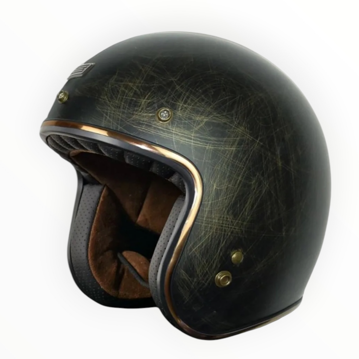 ORIGINE オリジネ【PRIMO】ジェットヘルメット "Scacco Old Metal Effect" 装飾品