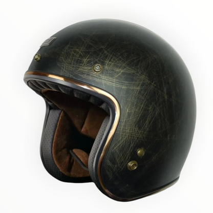 ORIGINE オリジネ【PRIMO】ジェットヘルメット "Scacco Old Metal Effect" 装飾品
