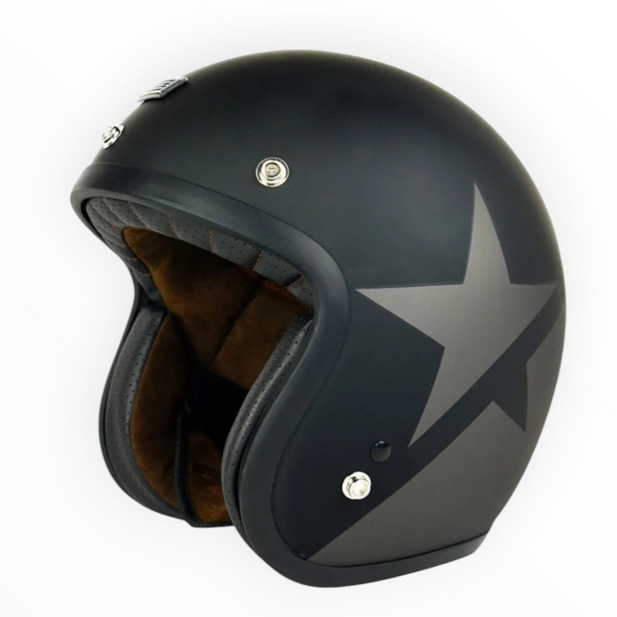 ORIGINE オリジネ【PRIMO】ジェットヘルメット "STAR Titanium Matt" 装飾品