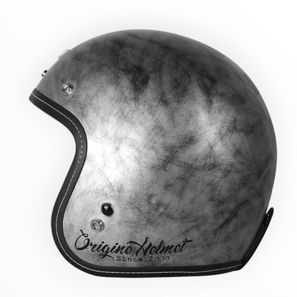 ORIGINE オリジネ【PRIMO】ジェットヘルメット "Scacco Silver" 装飾品