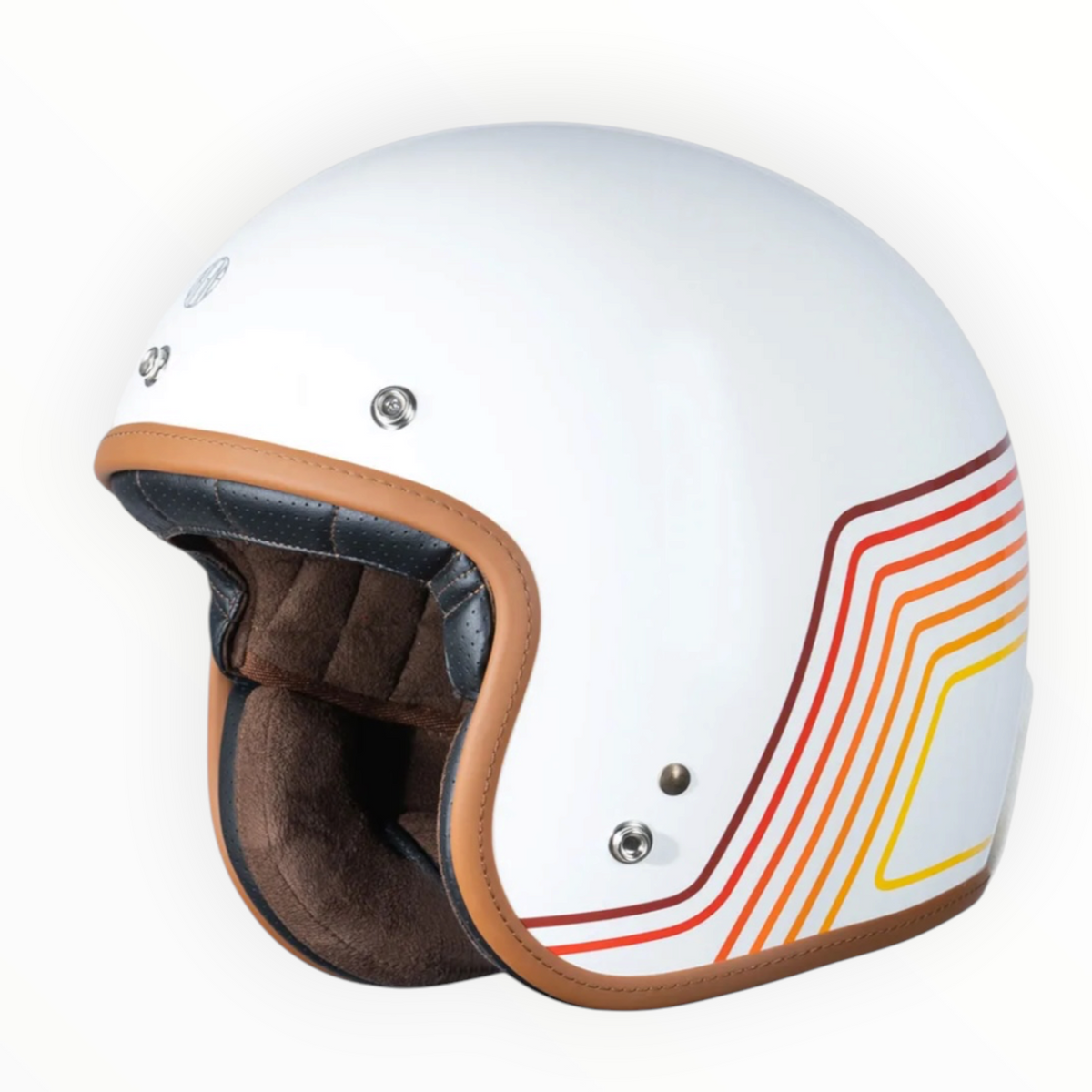 ORIGINE オリジネ【PRIMO】ジェットヘルメット "SUNRISE RED/WHITE" 装飾品