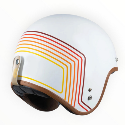 ORIGINE オリジネ【PRIMO】ジェットヘルメット "SUNRISE RED/WHITE" 装飾品