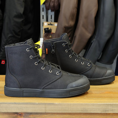 MERLIN マーリン ライディングシューズ "Knots Canvas D3O Boot" 【ブラック】