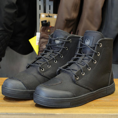MERLIN マーリン ライディングシューズ "Knots Canvas D3O Boot" 【ブラック】