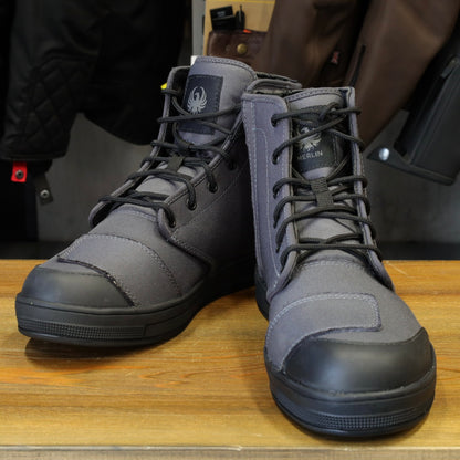MERLIN マーリン ライディングシューズ "Knots Canvas D3O Boot" 【グレー】