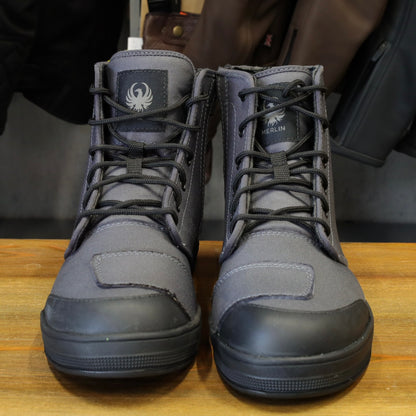MERLIN マーリン ライディングシューズ "Knots Canvas D3O Boot" 【グレー】