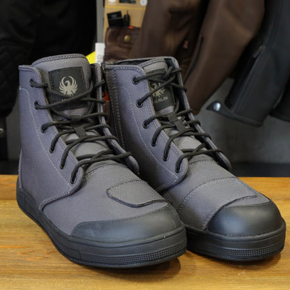 MERLIN マーリン ライディングシューズ "Knots Canvas D3O Boot" 【グレー】
