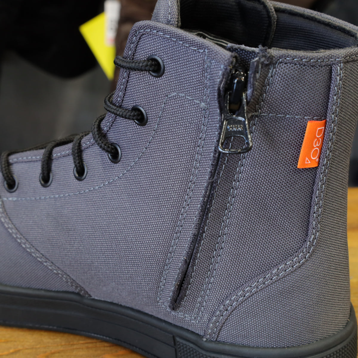 MERLIN マーリン ライディングシューズ "Knots Canvas D3O Boot" 【グレー】