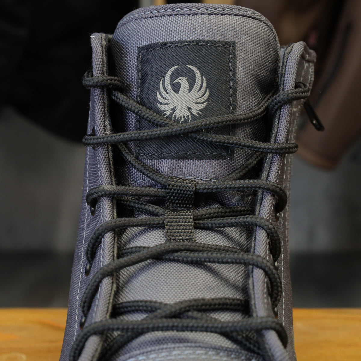 MERLIN マーリン ライディングシューズ "Knots Canvas D3O Boot" 【グレー】