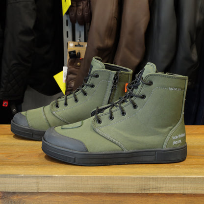 MERLIN マーリン ライディングシューズ "Knots Canvas D3O Boot" 【オリーブ】