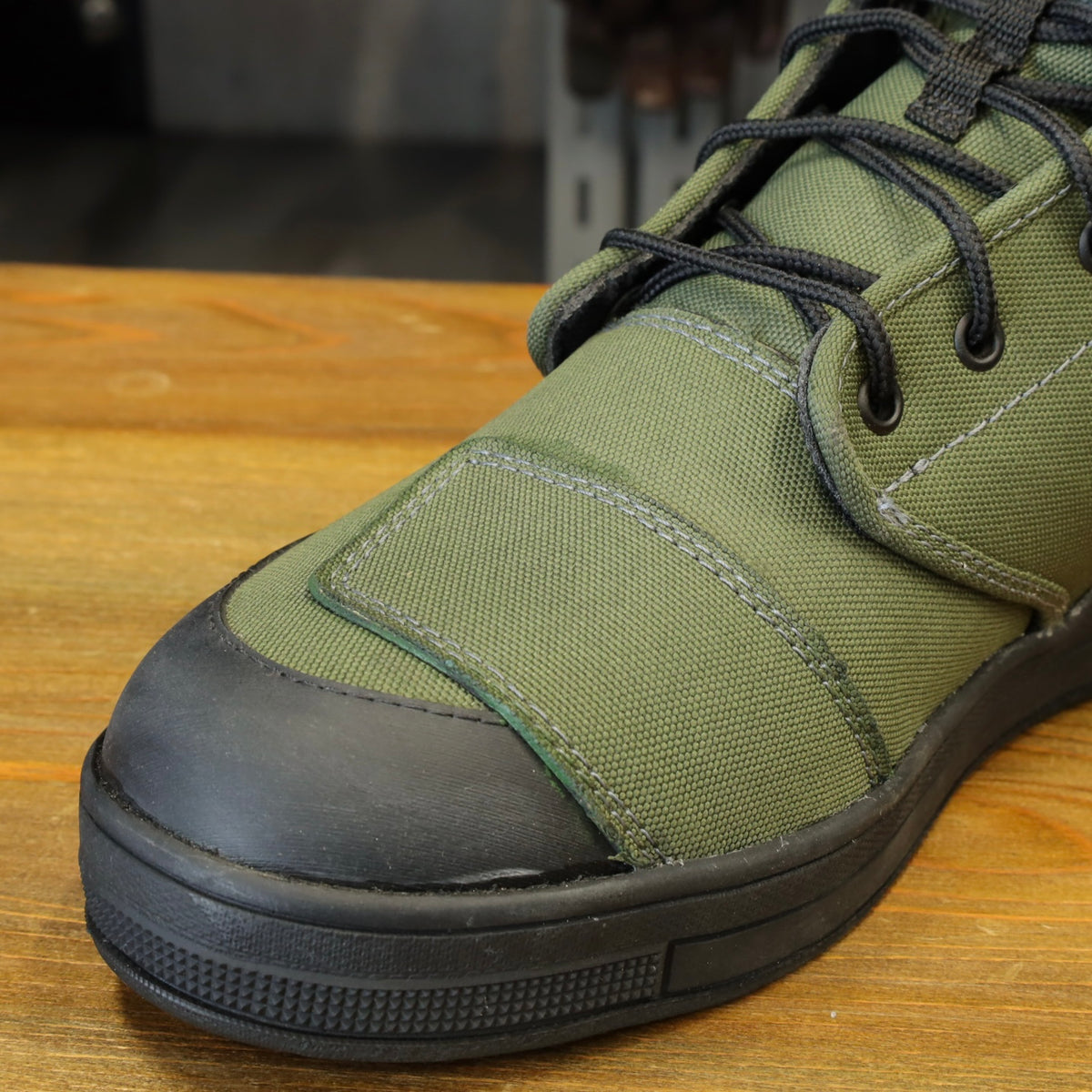 MERLIN マーリン ライディングシューズ "Knots Canvas D3O Boot" 【オリーブ】