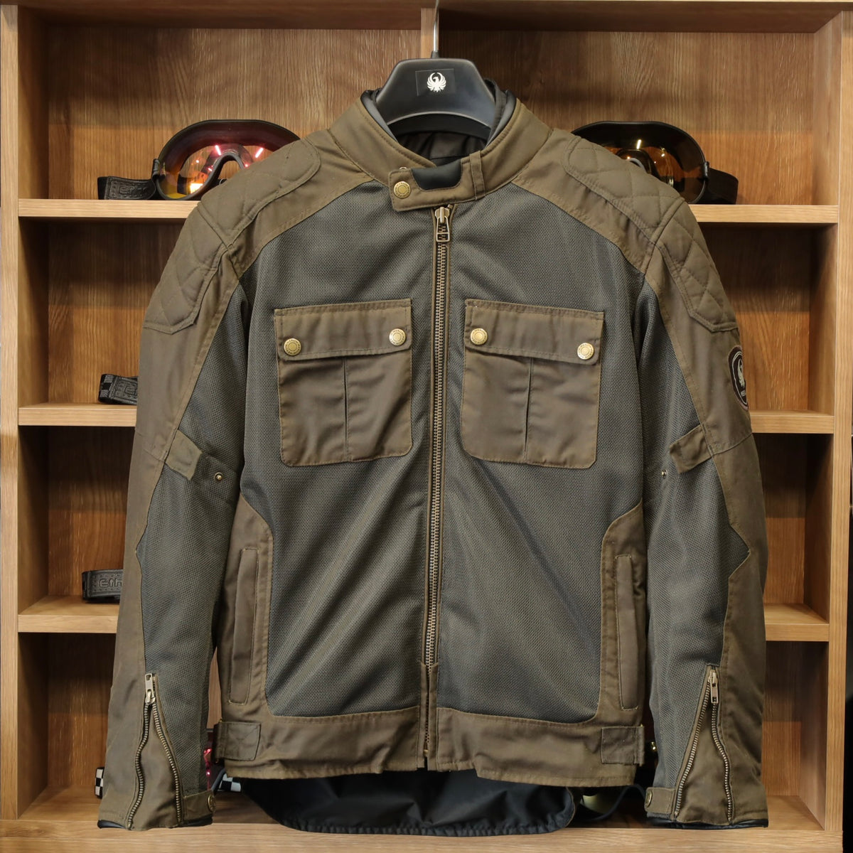 ワックスコットンメッシュジャケット  "Shenstone II Cotec Air Jacket"【オリーブ】