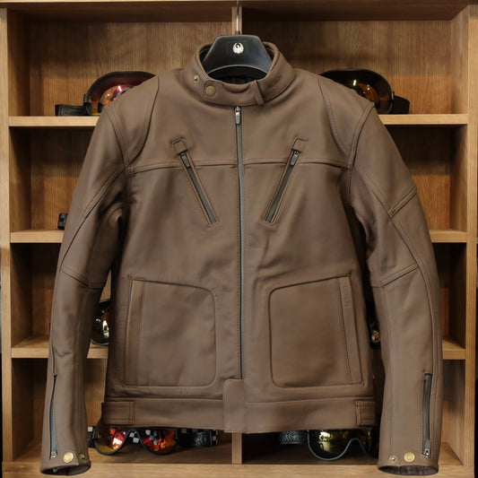 防水レザージャケット  "Gable II AAA Waterproof Jacket"【ブラウン】