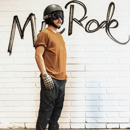 Roeg（ローグ）半袖Tシャツ "Ryder t-shirt" 【ブラウン】