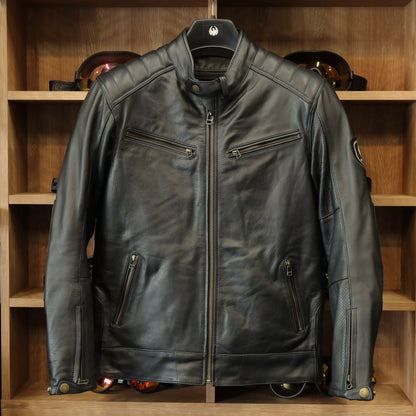 レザージャケット  "Chase II D3O Perforated Jacket"【ブラック】