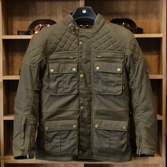 ワックスコットンジャケット 【オリーブ】 "Edale II D3O Jacket"