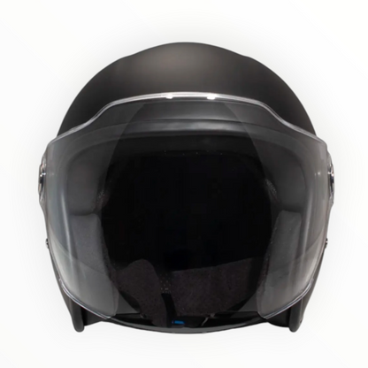 DMD ジェットヘルメット【P1 シリーズ】　”MATT BLACK”  装飾品