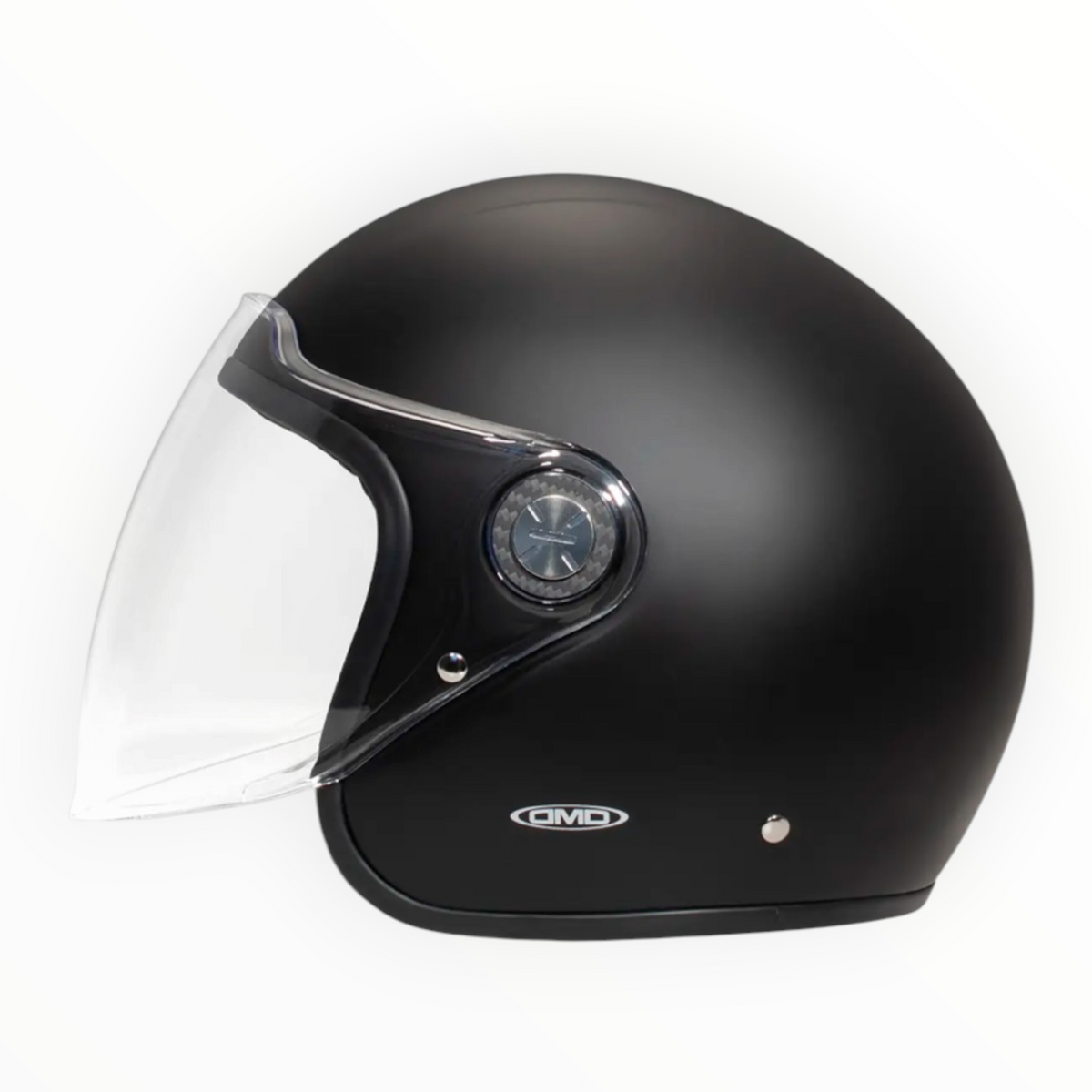 DMD ジェットヘルメット【P1 シリーズ】　”MATT BLACK”  装飾品