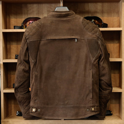 ヌバックレザージャケット "Torsten TFL D3O AAA Jacket"【ブラウン】