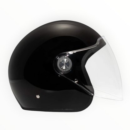 DMD ジェットヘルメット【P1 シリーズ】　”BLACK”  装飾品