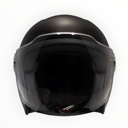 DMD ジェットヘルメット【P1 シリーズ】　”BLACK”  装飾品