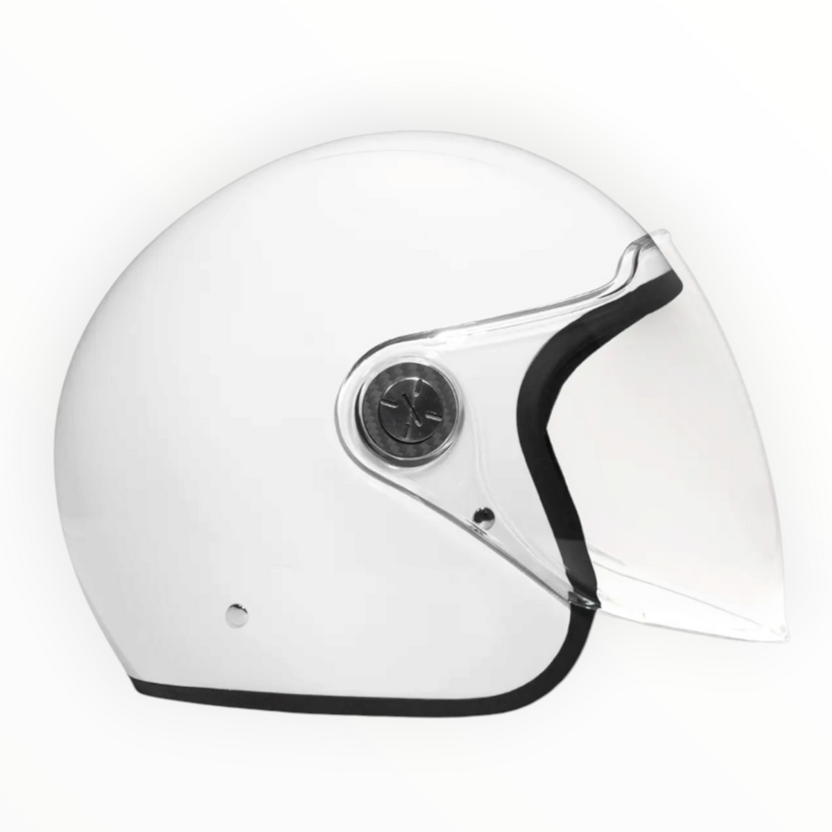 DMD ジェットヘルメット【P1 シリーズ】　”WHITE”  装飾品