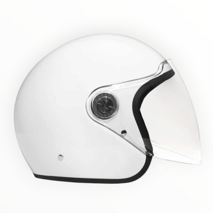 DMD ジェットヘルメット【P1 シリーズ】　”WHITE”  装飾品
