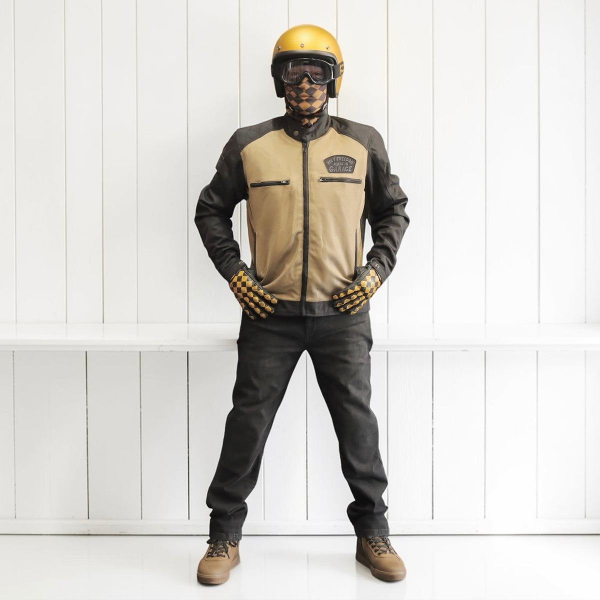 HOLYFREEDOM ホーリーフリーダム メッシュジャケット ”RETE GOLD 2025 JACKET”　【ブラック/ゴールド】